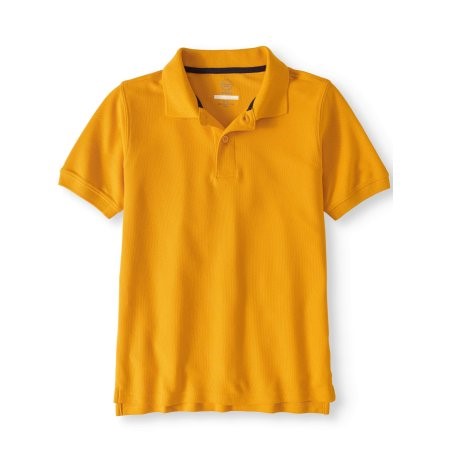 CRE goldenrod yellow polo